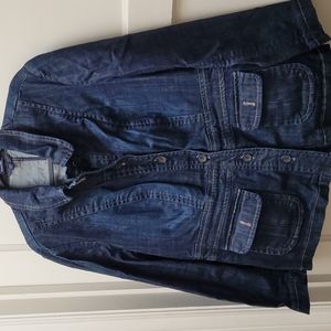 Land's End Denim Blazer/Jacket size 18w